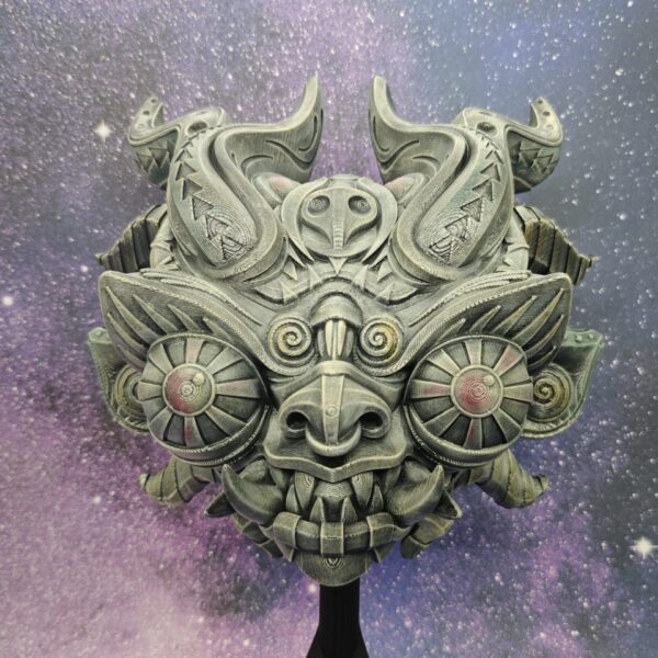 Supay Wall Sculpture - Mythic Elegance of Andean Legends