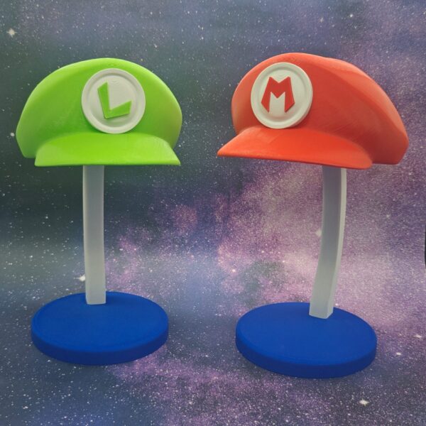 Plumber Brothers Inspired Headphone or Hat Stands